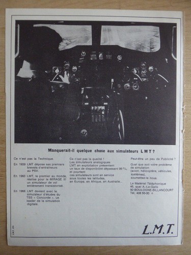 1969 pub lmt simulateur - lmt,